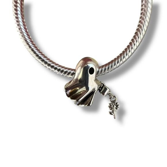 Gardening Ghost S925 Pandora Moments Compatible Charm - Picture 1 of 7